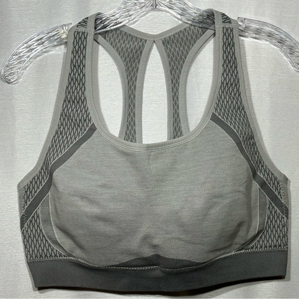 AVIA XXL Breathable Sports Bra Gray